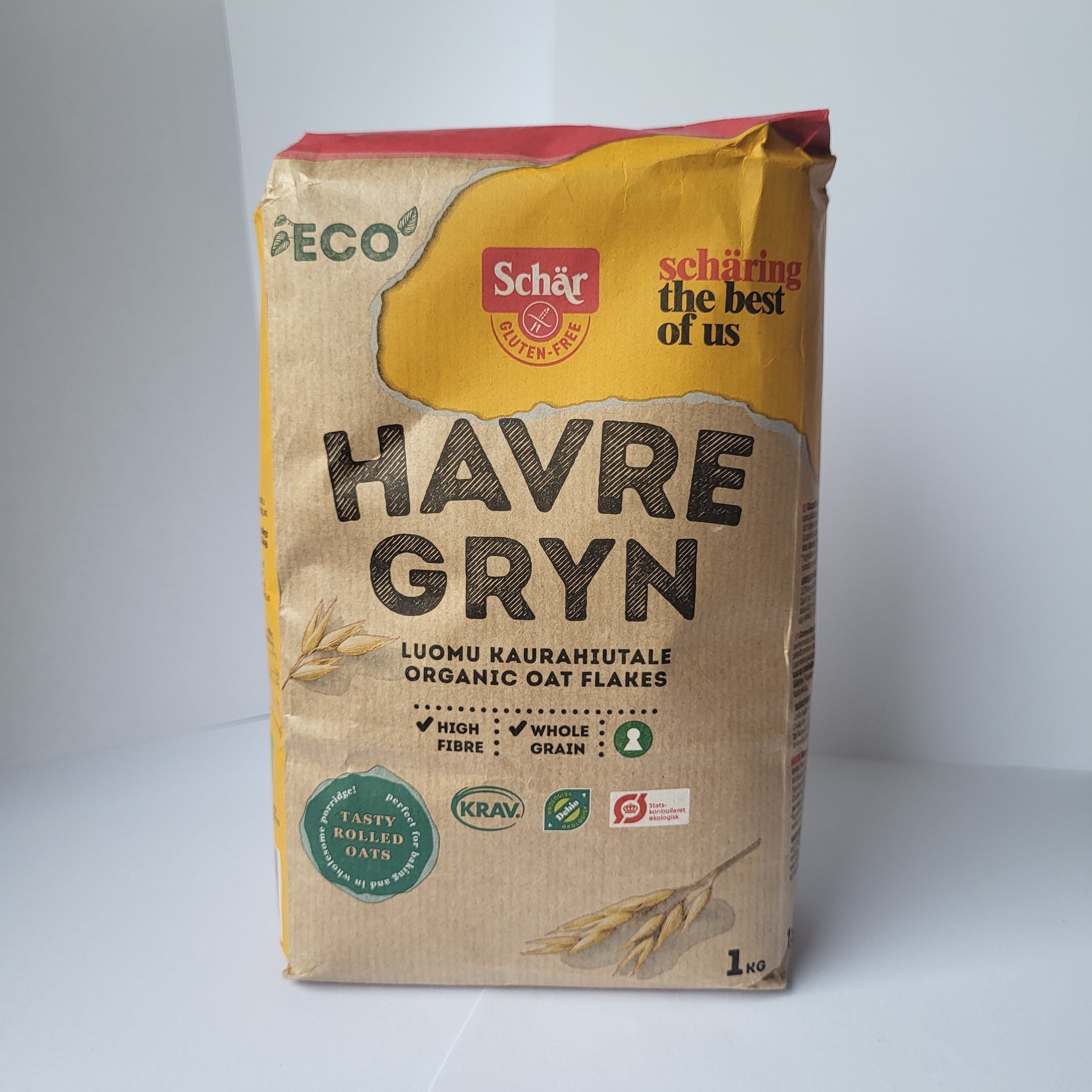Glutenfri Havregryn Eco - 1 kg